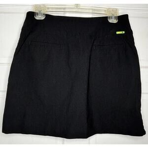 SWING CONTROL Black Nylon Blend Active Outdoor Golf Jupe Skort Size 6